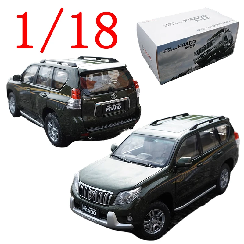 

Diecast 1/18 Scale FTMS Alloy Model Cars FTMS PRADO Green Play Vehicles Toys for Boys Gift Original Box