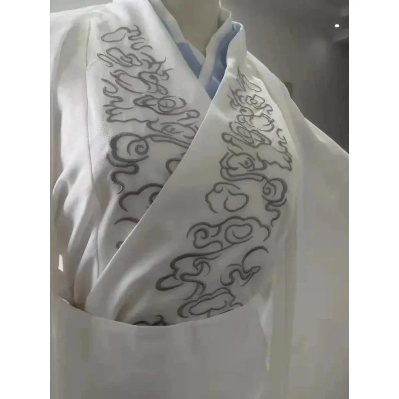 Anime MO DAO ZU SHI Lan Wangji Cosplay Costume TV Series The Untamed Halloween Christmas Costumes For Women Men long wig shoes