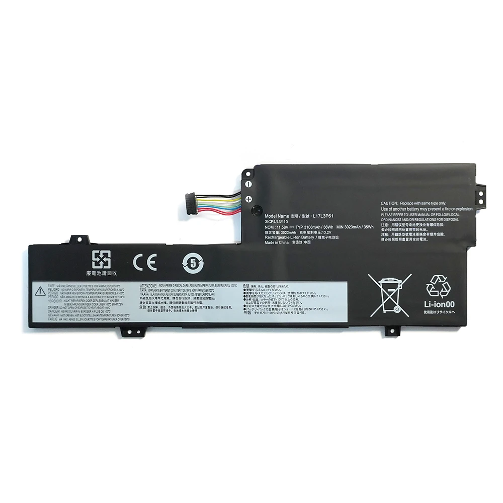 L17L3P61 L17C3P61 11.58V 36Wh 3108mAh OEM Laptop Battery For Lenovo IdeaPad 320S-13IKB Yoga 720-12IKB 320-11 520-12 L17M3P61