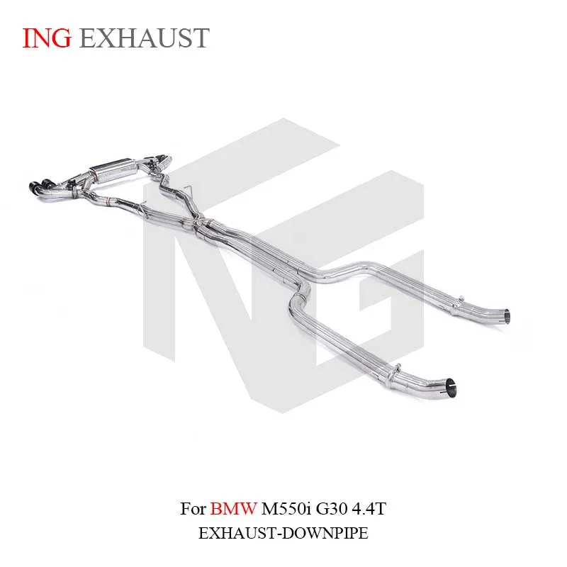 For BMW M550i G30 4.4T 2017-2022 Racing Car Stainless Steel Pipe Muffler ING Catback Exhaust Systems