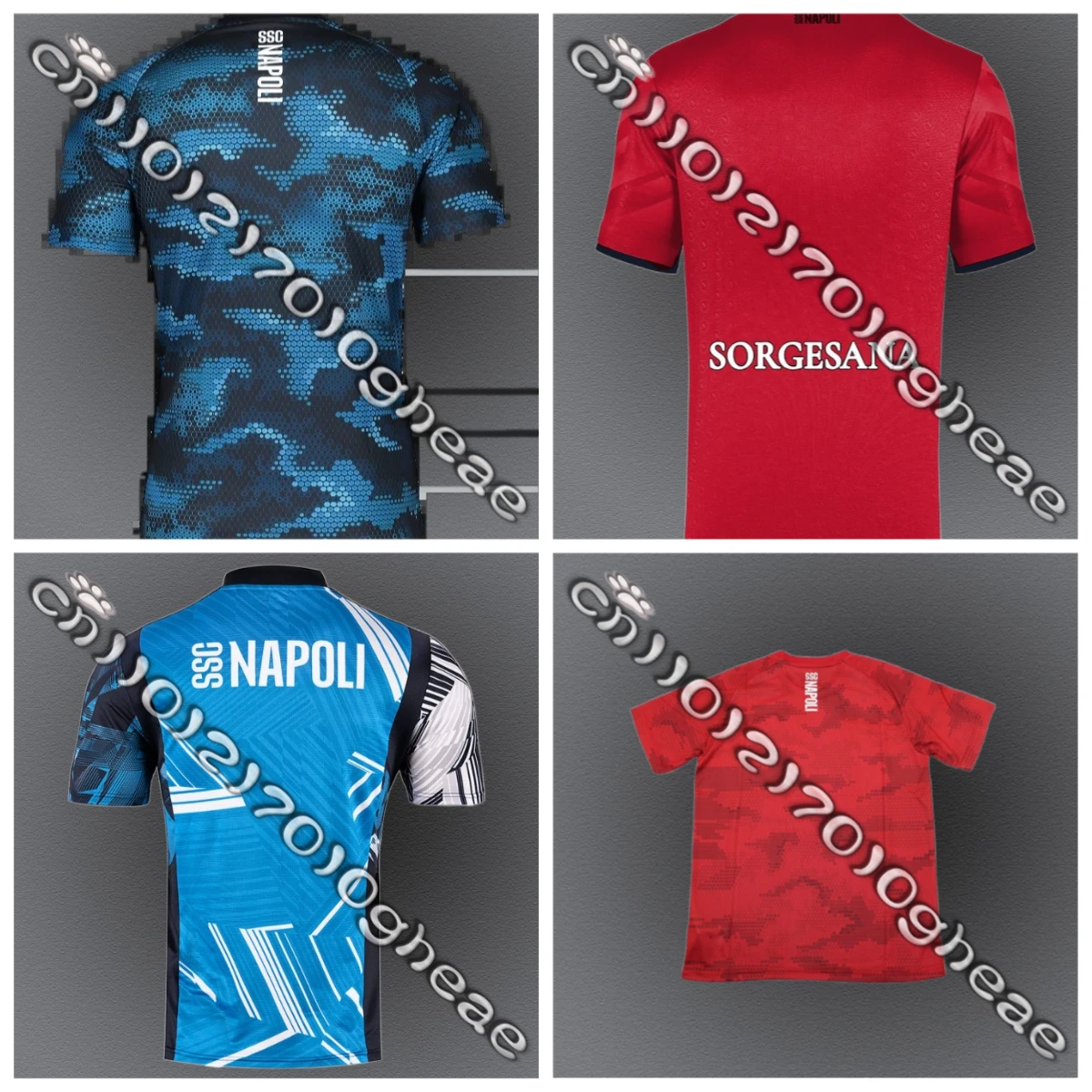 

25/26 Napoli Home/Away Training Football Jersey Adult Kids Summer T Shirt Italy Soccer Short Sleeve Tops Fashion Men's Clothes