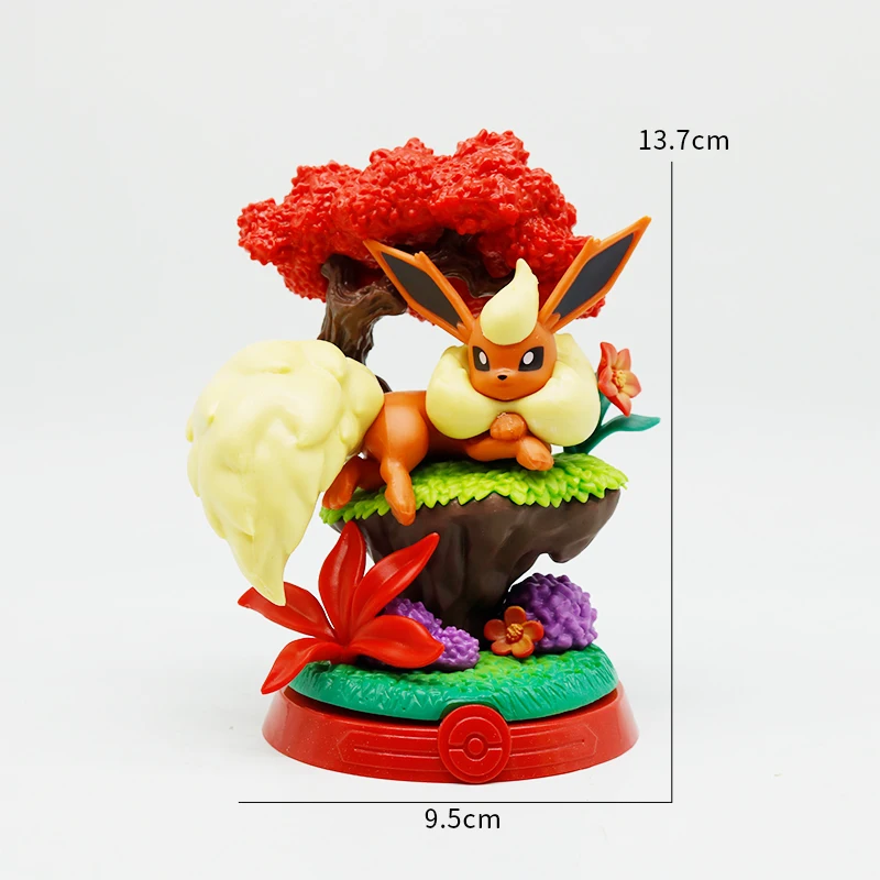 1/9 Stück Pokemon-Figur Spielzeug Eevee Sylveon Glaceon Leafeon Vaporeon Jolteon Umbreon Actionfigur Desktop-Ornamente Modelle – Detail 12
