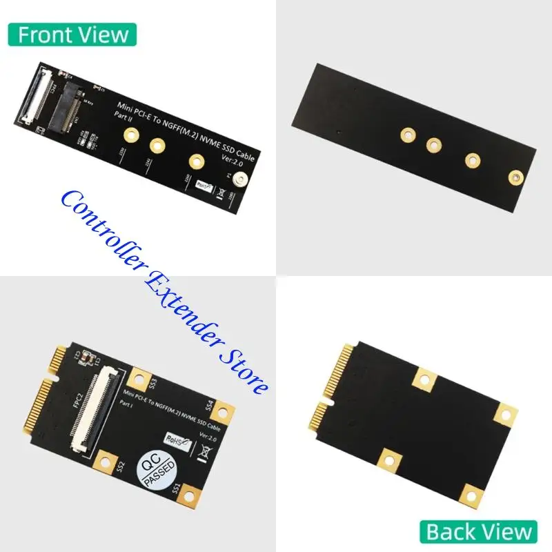 N84B Mini PCIe to M.2 NVME Сплошная карта адаптера диска для M.2 NVME Сплошной диск Поддерживает быструю скорость передачи
