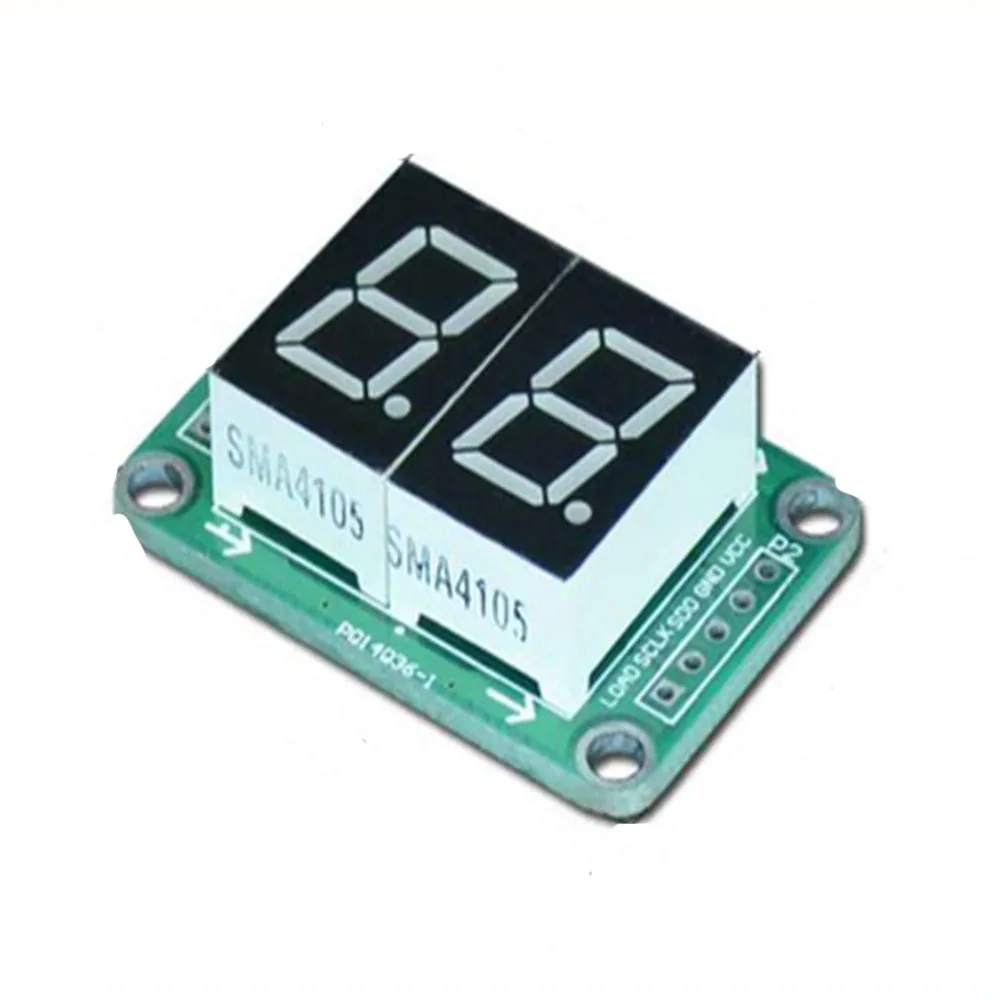 74HC595 Statische Drive 2 Segment Digitale Buis Display Module Kan Naadloos Worden Aangesloten In Serie 0.5 Inch 2 Heldere Rode