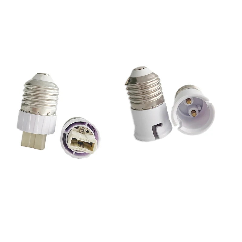 E14 E27 B22 GU10 G9 Mr16 Male To Female Screw Socket Lamp Holder Led Base Socket Converter For Power Connection A2