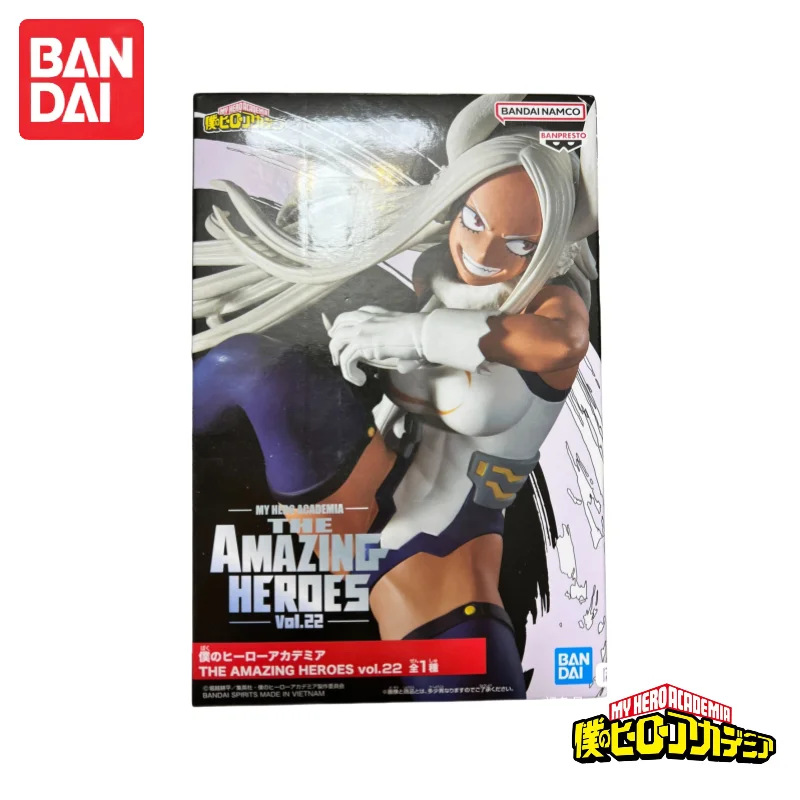 In Stock My Hero Academia Mirko Bandai Banpresto The Amazing Heroes Vol.22 Original Action Figure Figurine Ornaments Funko Pop