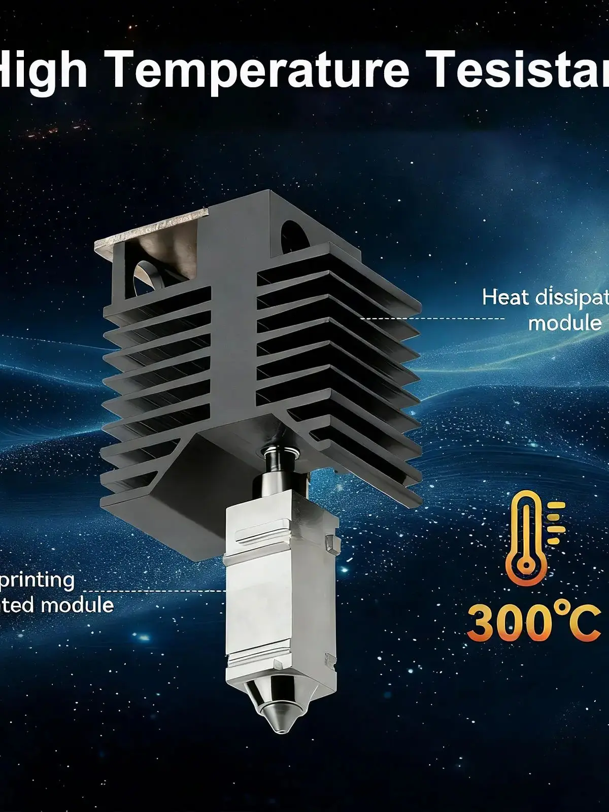 Zestawy Hotendów do Snapmaker U1 z dyszami ze stali hartowanej 0.2 0.4 0.6 0.8 mm, w pełni zmontowany blok ceramiczny, głowica drukująca z ceramiczną głowicą grzewczą. — zdjęcie produktu 7