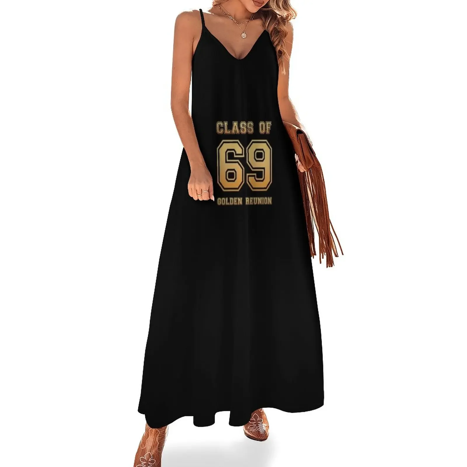

Class of 69 1969 class reunion 50th golden reunion Sleeveless Dress dresses women summer 2025 Woman dresses