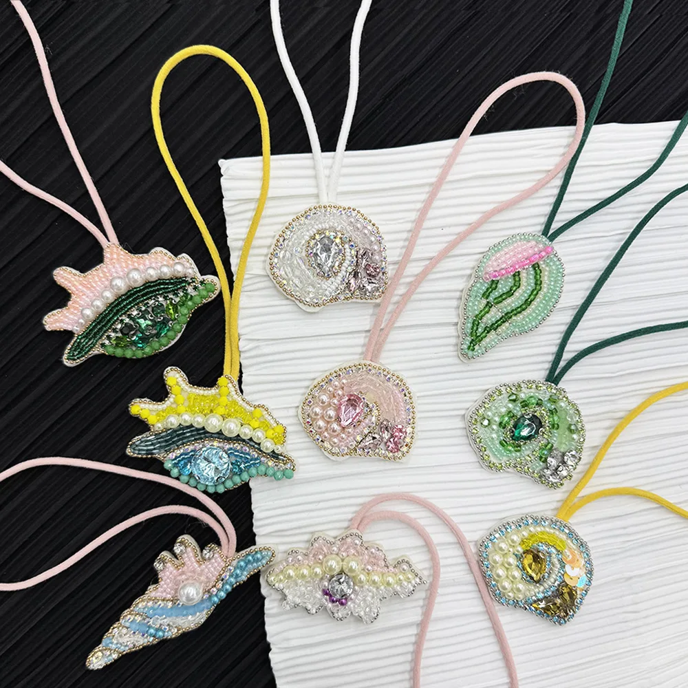 

New Arrival Rhinestone Beaded Bag Charm- 3D Handmade Rhinestone Pendant For Bags, Lanyard Crystal Keychains Back Packaging Decor