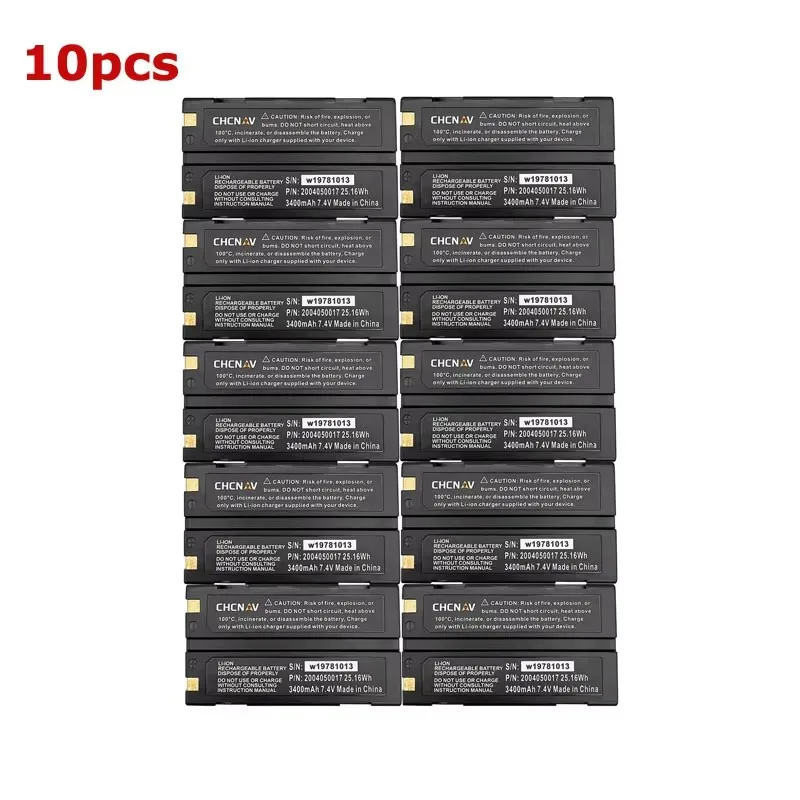 8pcs 10pcs CHCNAV 2004050017(XB-2) Battery  For chc X91 GPS Battery Model GPS-RTK 3400mAh 7.4V