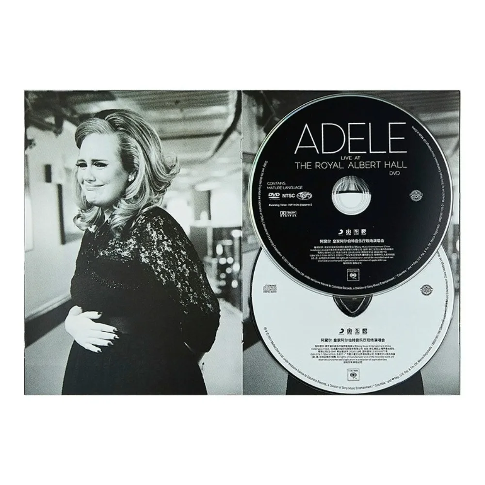 cd-dvd-de-concierto-en-vivo-de-adele-royal-albert-hall-actuaciones-vocales-adiosas-para-fanaticos-y-colecciones
