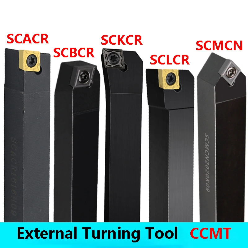 LIHAOPING SCACR SCBCR SCFCR SCGCR SCKCR SCLCR SCMCN 2020 External Turning Tools SCGCR2020 Lathe Cutter CNC Machine Inserts CCMT