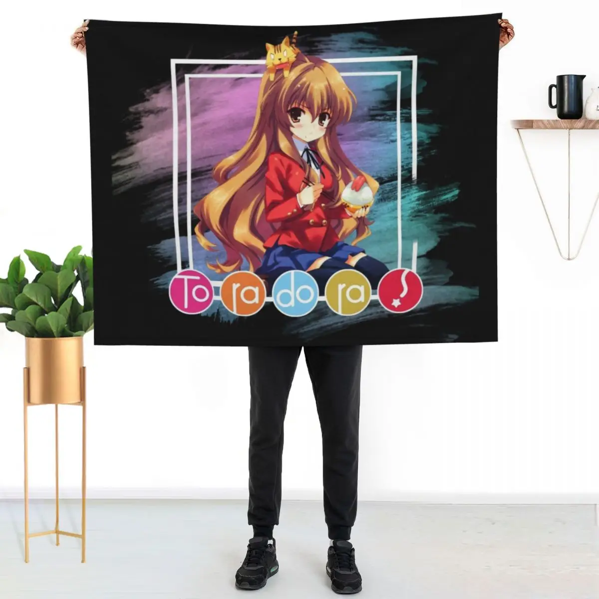 

Toradora Throw Blanket Anti Shedding Soft Fuzzy Blanket for Home