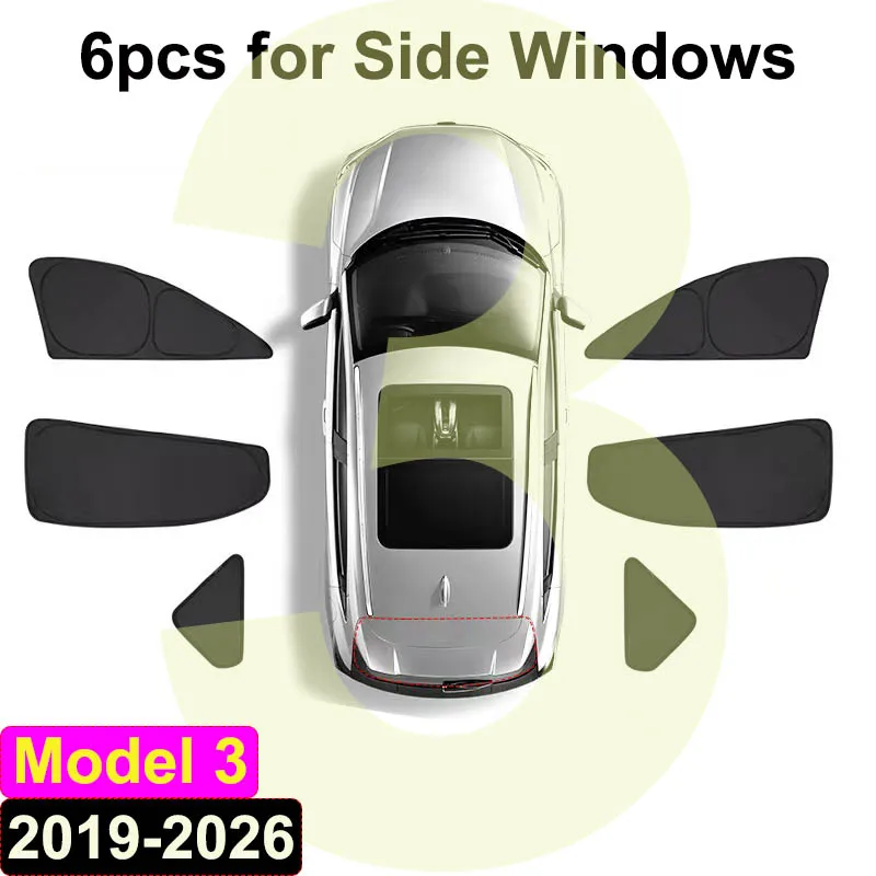 6pcs M3 Sides