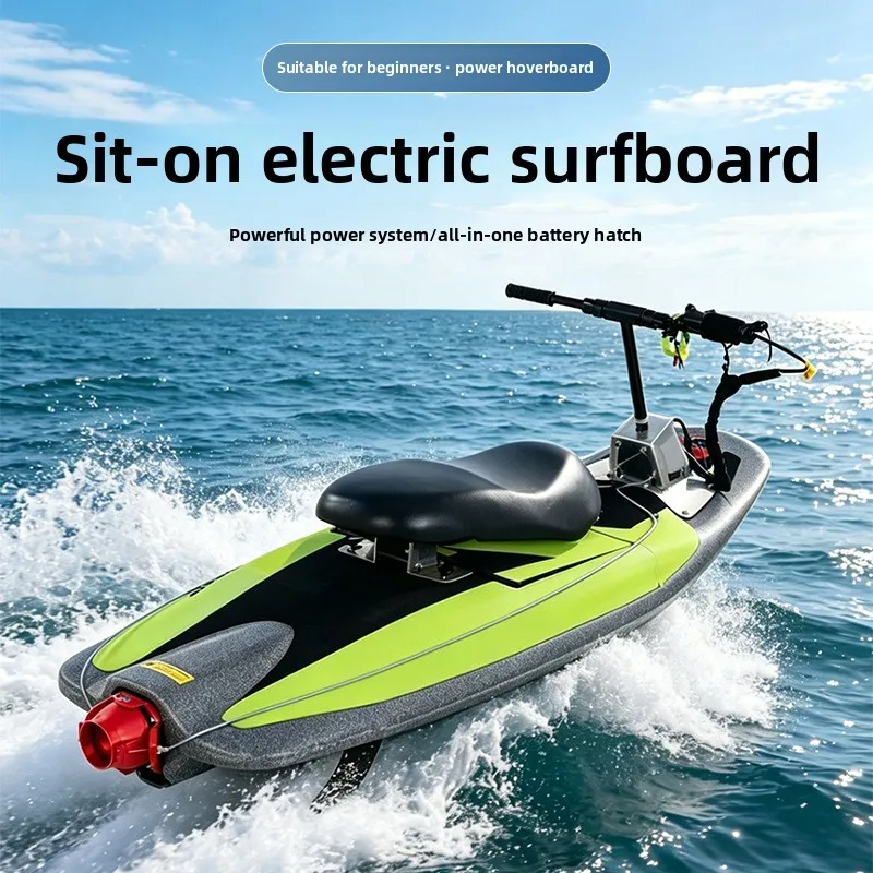 Factory direct supply seated electric power surfboard,spot wholesale water floating board inflatable boat can be customized logo
