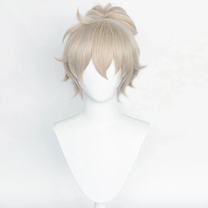 Game Genshin Impact Cosplay Wigs Friend of Kaedehara Kazuha Cosplay Wig Kazuha's Friend Wigs   Wig Cap