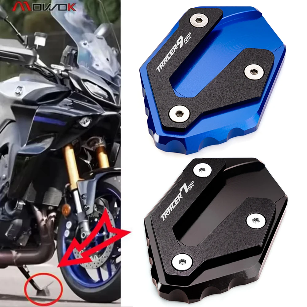 For Yamaha TRACER 9 / 7 GT TRACER7 TRACER9 gt traver9gt tracer7gt Motorcycle Kickstand Stand Plate Foot Enlarger Pad