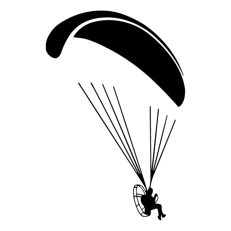 

Paramotor Flyers Para Motorist Motorparaplan Fashion Deco Car Stickerr Auto Exterior Accessories Vinyl Decal,18cm*12cm