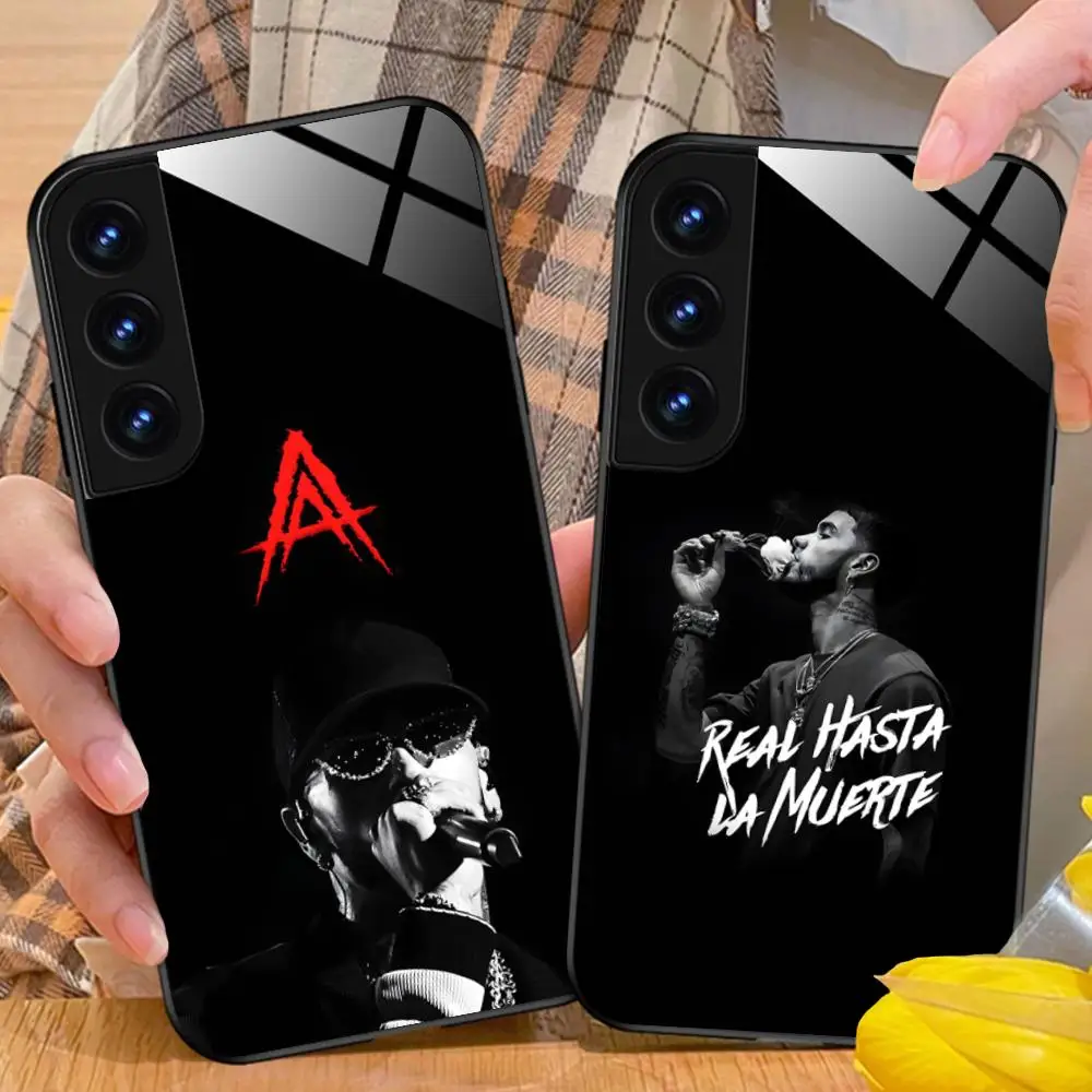 Anuel AAAA Phone Case for Samsung Galaxy S26 S25 S24 S23 S22 S21 S20 Note20 Plus FE Ultra Glass Protective Cover