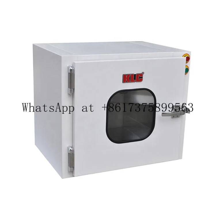 Static Pass Box with Electronic Interlock Double Door Interlock Transfer Window for Clean Room Medical Laboratory Production