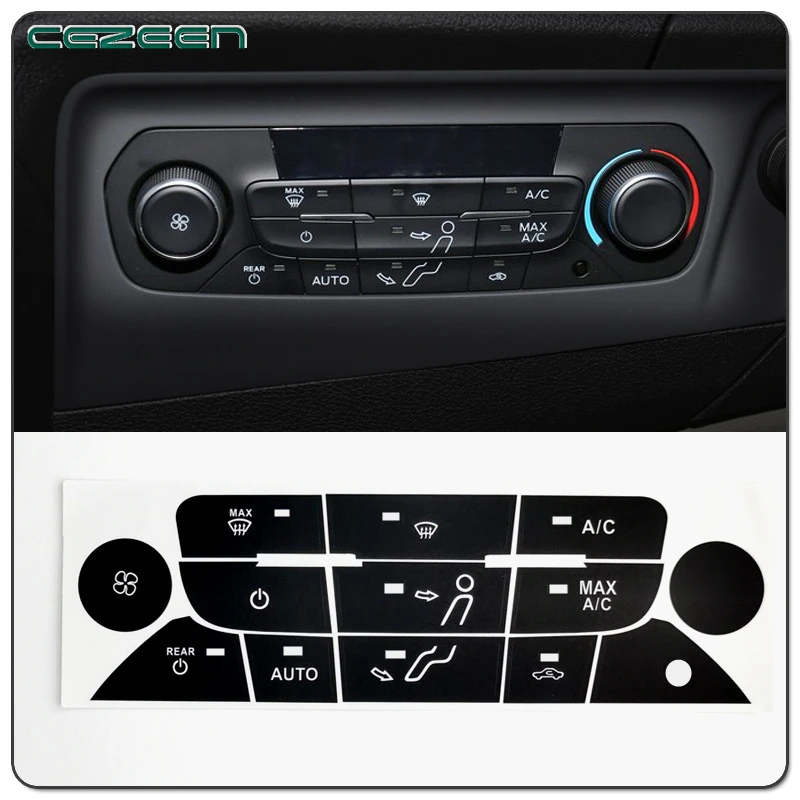 1pc for Ford new Transit Tourneo Custom air conditioning control panel V362 knob switch paint peeling repair sticker