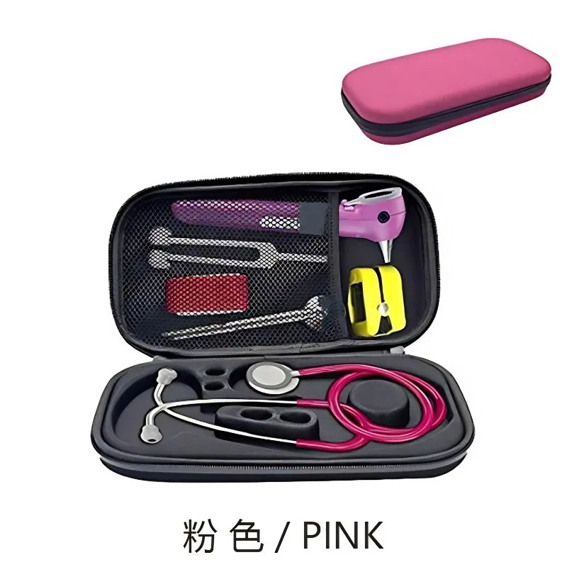Hard EVA Portable Waterproof Carrying Case Storage Box Mesh-Pockets For Stethoscope Medical-Organizer Protect Bag