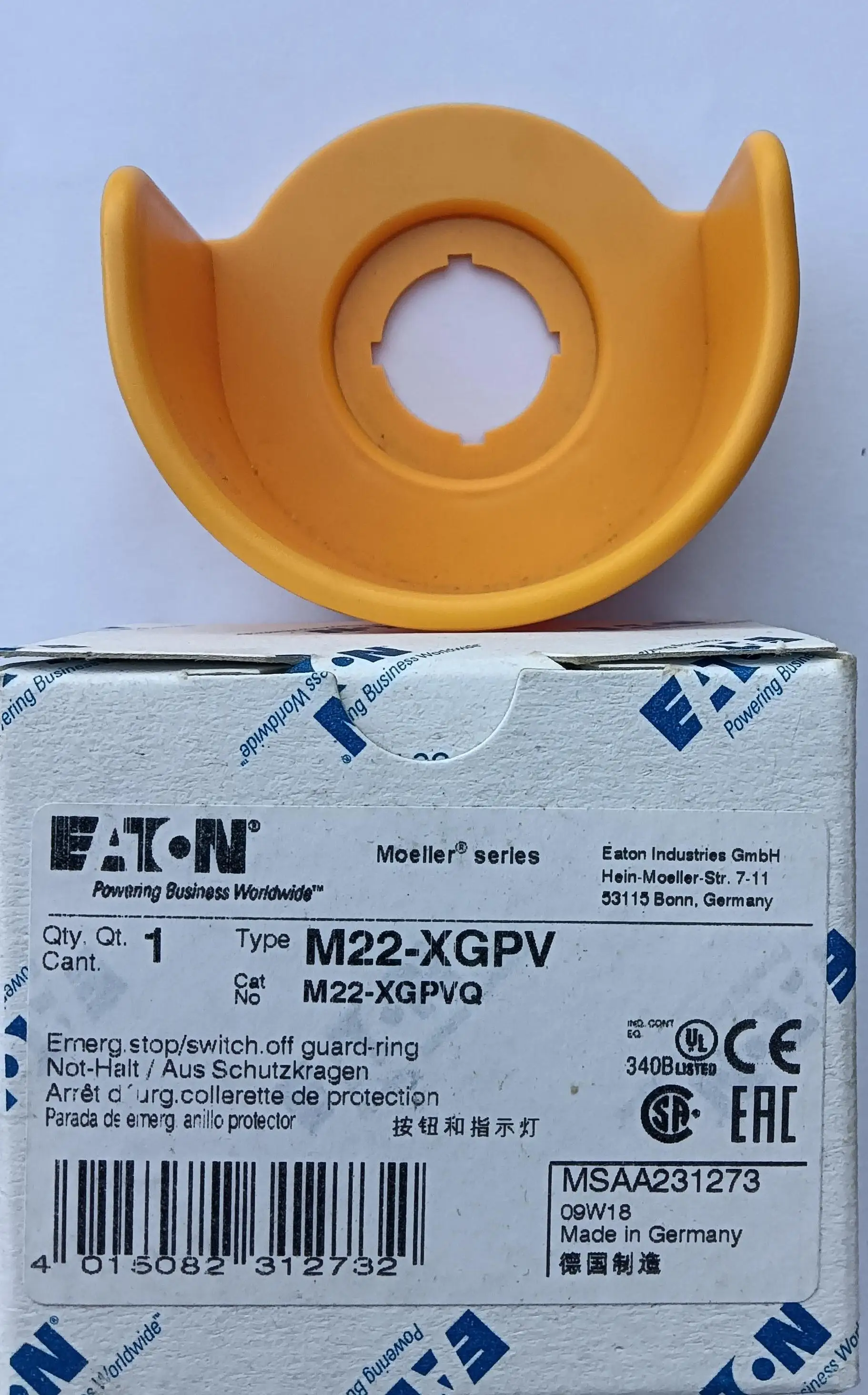 

3 шт. новый оригинальный защитный чехол для переключателя EATON M22-XGPV