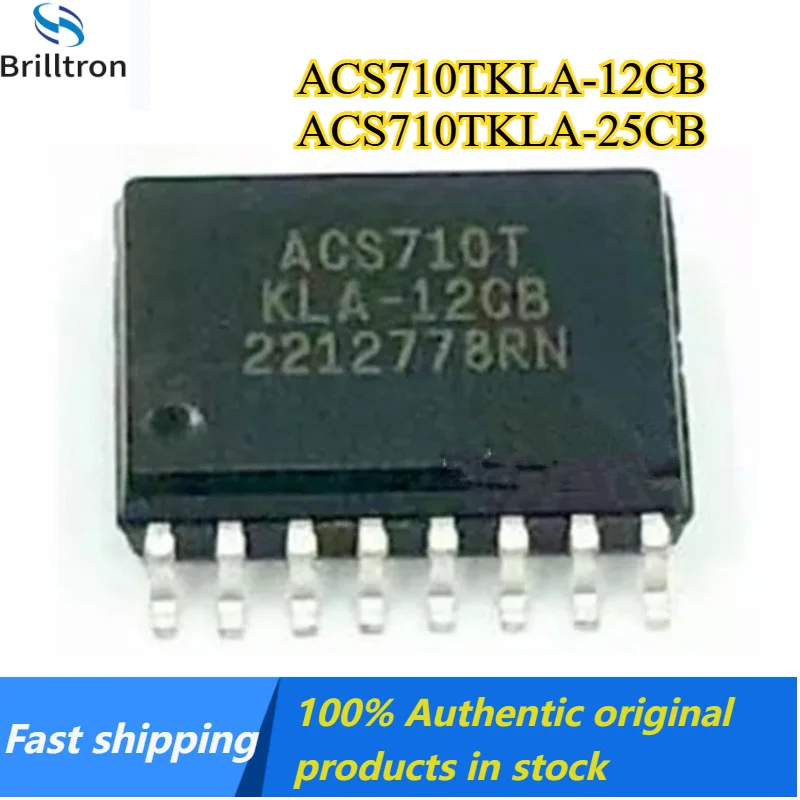 10PCS 100% New ACS710T ACS710TKLA-12CB ACS710TKLA-25CB sop-16 Original stock fast shipping.