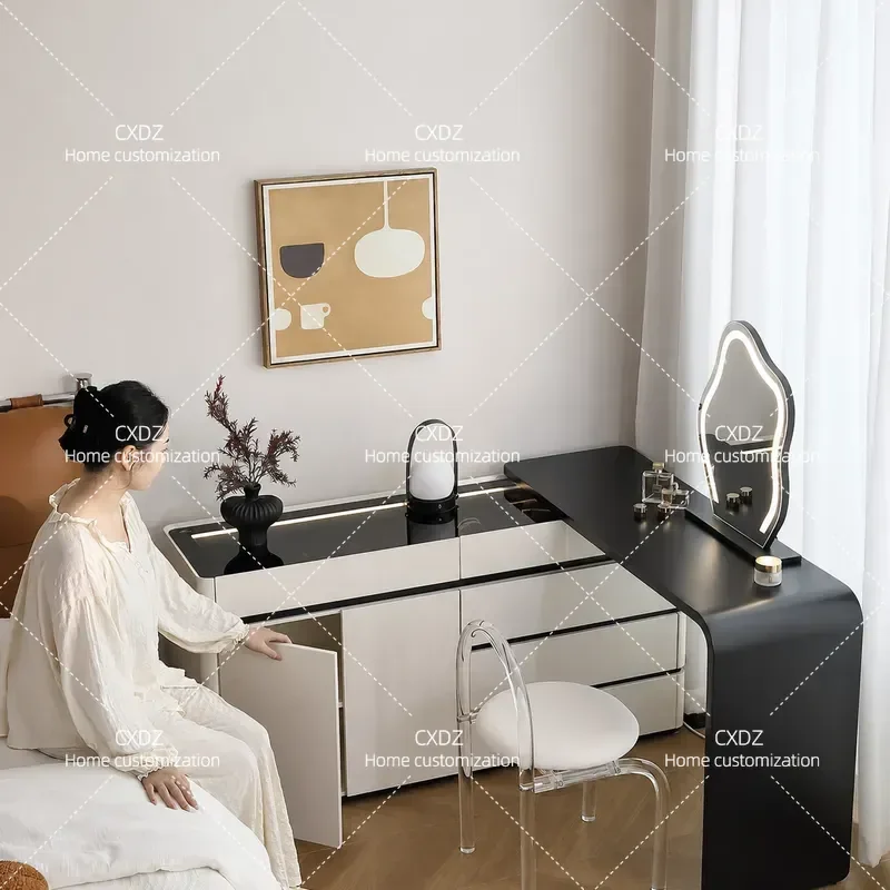 Italian Minimalist Bedside Storage Dresser Integrated Chest Ultra Narrow Thin High End Modern Simple Bedroom Furniture