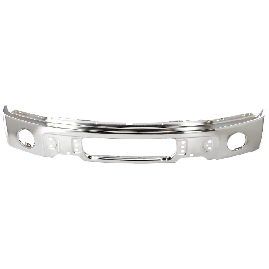 

Bumper For 2009-2014 F-150 Front Chrome with Fog Light Holes 9L3Z17757B