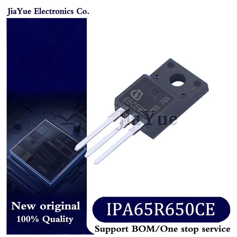 

5pcs/lot 100% New Original Chips IPA65R650CE TO-220F MOSFET Field effect tube 650V 7A CoolMOS Power Transistor IPA65R650CE