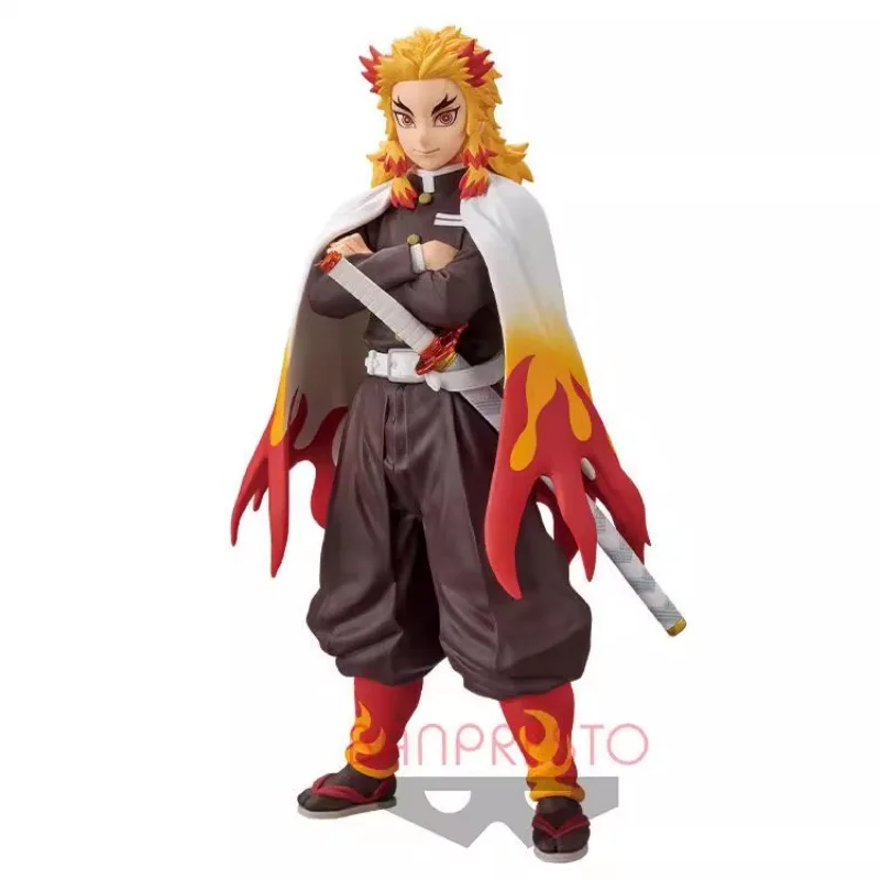 bandai Original Demon Slayer Anime Figure Tripping with Nine Pillars Action Figure Toys for Boys Girls Children Birthday Gifts