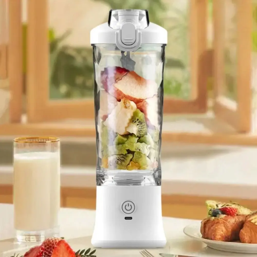 

600ml Capacity Portable USB Juicer Multifunction Design Mini Size Rechargeable Juicer Fresh Juice USB Rechargeable