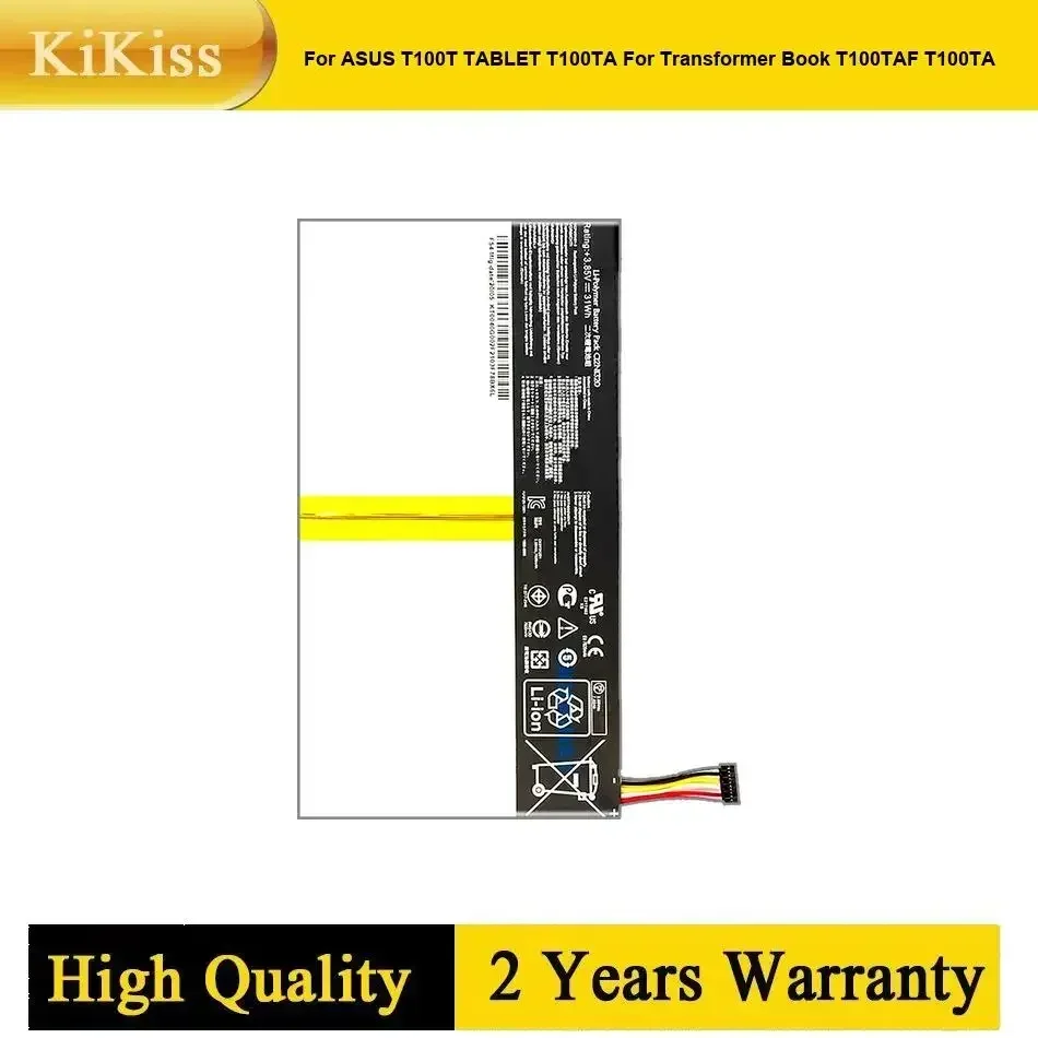 

Перезаряжаемая батарея для планшета C12N1320, экологически чистая для ASUS T100T, планшета T100TA, для книги-трансформера T100TAF T100TA