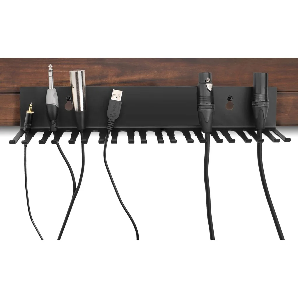 ケーブルオーガナイザー（マイク、usb、midiなど）-スタジオ壁固定