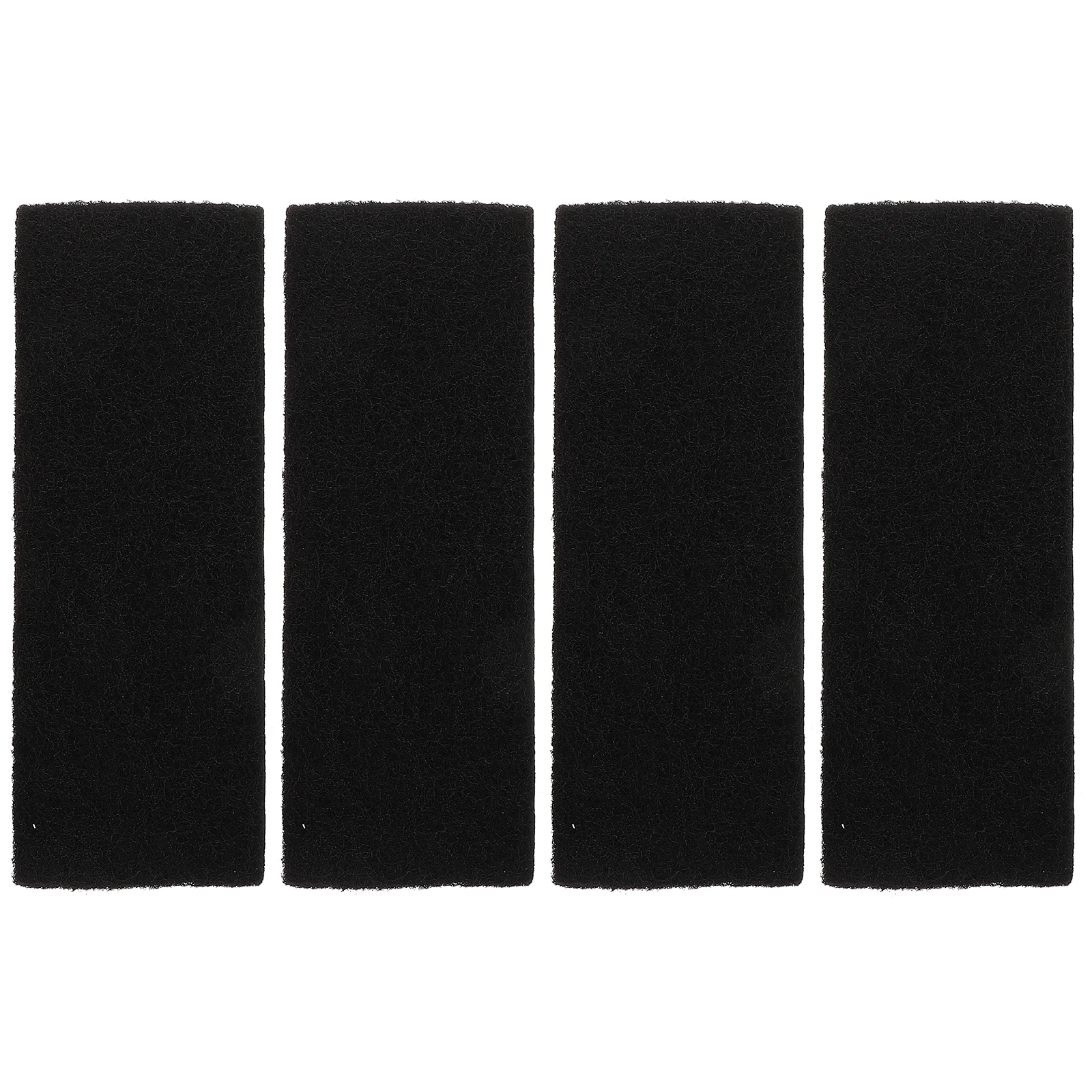 

4pcs Activated Carbon Filters for Ceiling Fan Blades Self Adhesive Air Purifier Replacement Black Cotton Fans Easy Install