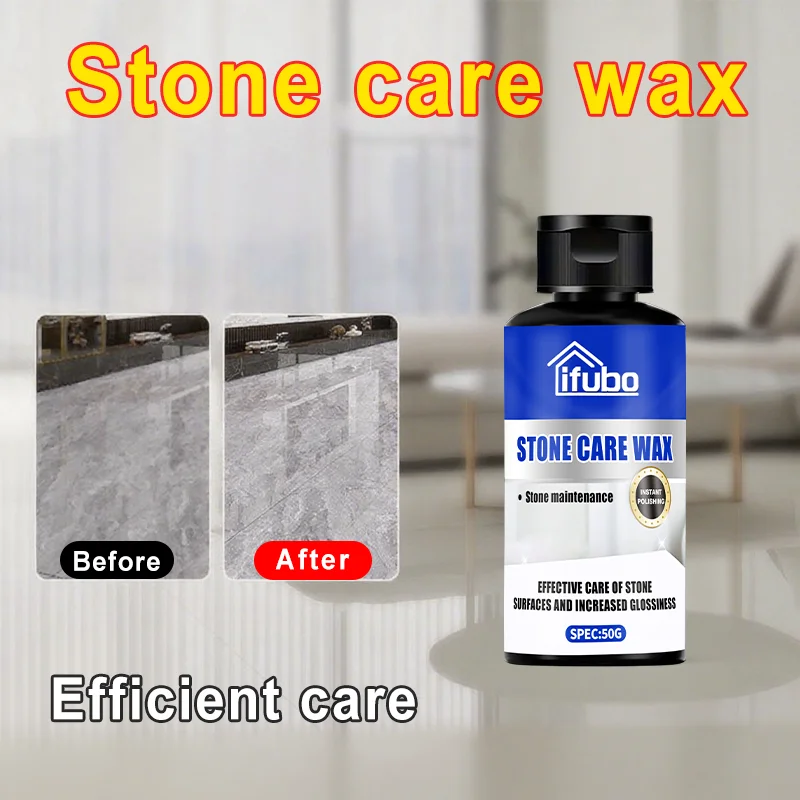 IFUBO Stone Care Wax Marble And Granite Polishing Cream - Dullness Remover Shine Restorer Surface Protector for Stone
