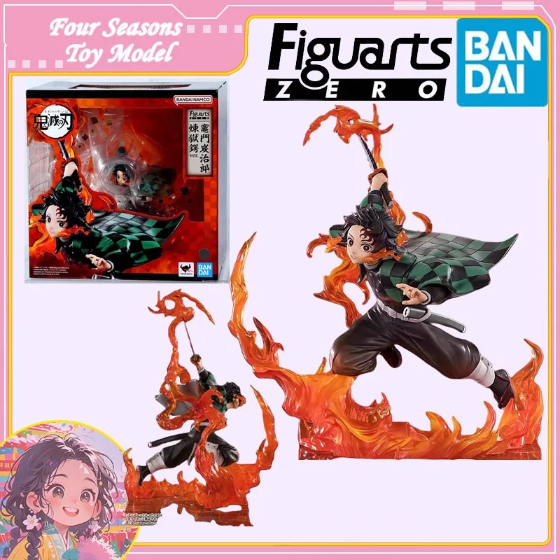 Szybka wysyłka Bandai Anime Figuarts ZERO Demon Slayer TANJIRO KAMADO KYOJURO RENGOKU'S SWORD GUARD ver Oryginalny Model Zabawka Figurka Akcji