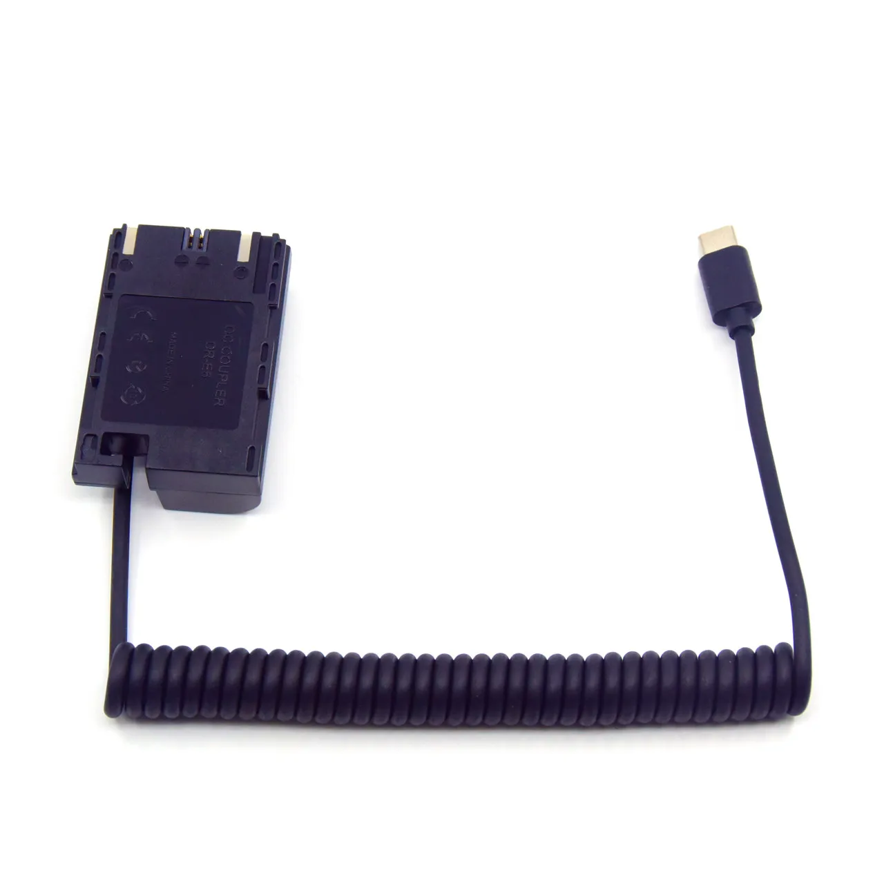 USB TYPE-C Power Adapter LP-E6 Dummy Battery DR-E6 PD Spring Cable For Canon EOS R R5 R6 R7 6D 5D Mark II III IV R