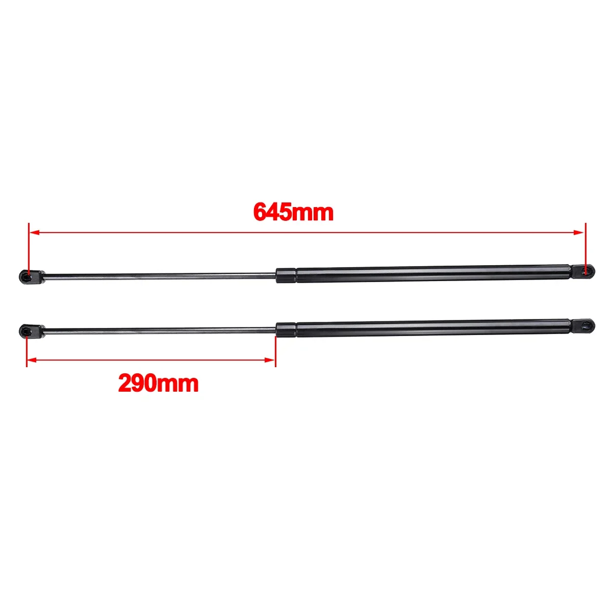 2pcs Car Rear Trunk Hood Lift Supports For Jeep Wrangler TJ 1997-2006 Props Rod Arm Shocks Strut Bars 55076310AB 4249