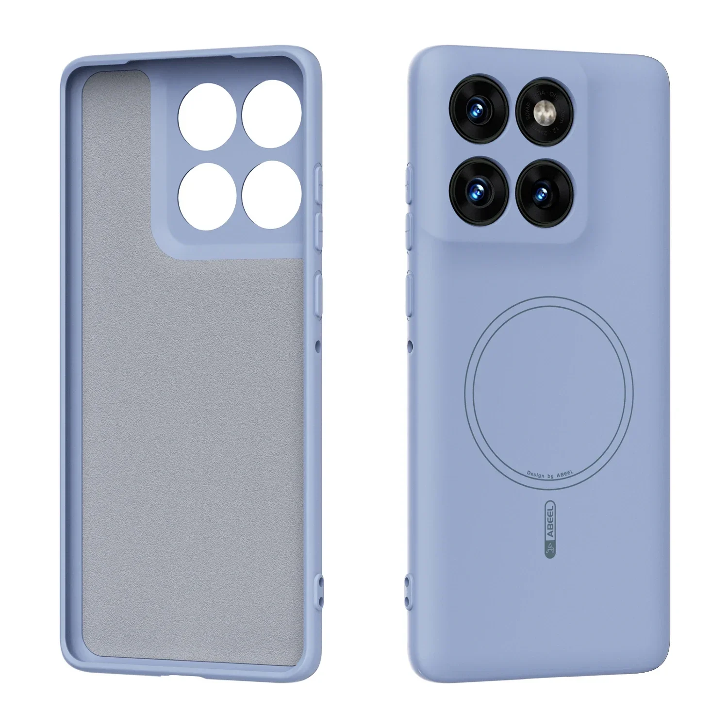 حافظة هاتف رسمية لهاتف موتورولا موتو إيدج 60S 60 برو ملمس يدوي من السيليكون السائل المغناطيسي الناعم غطاء الهاتف المحمول #1