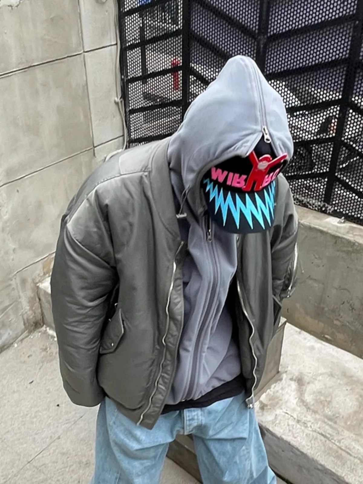 

Thickened Cotton Jacket Men's Winter Warm Baseball Collar Zipper Design Casual Long Length Loose Fit Polyester Fiber Coat