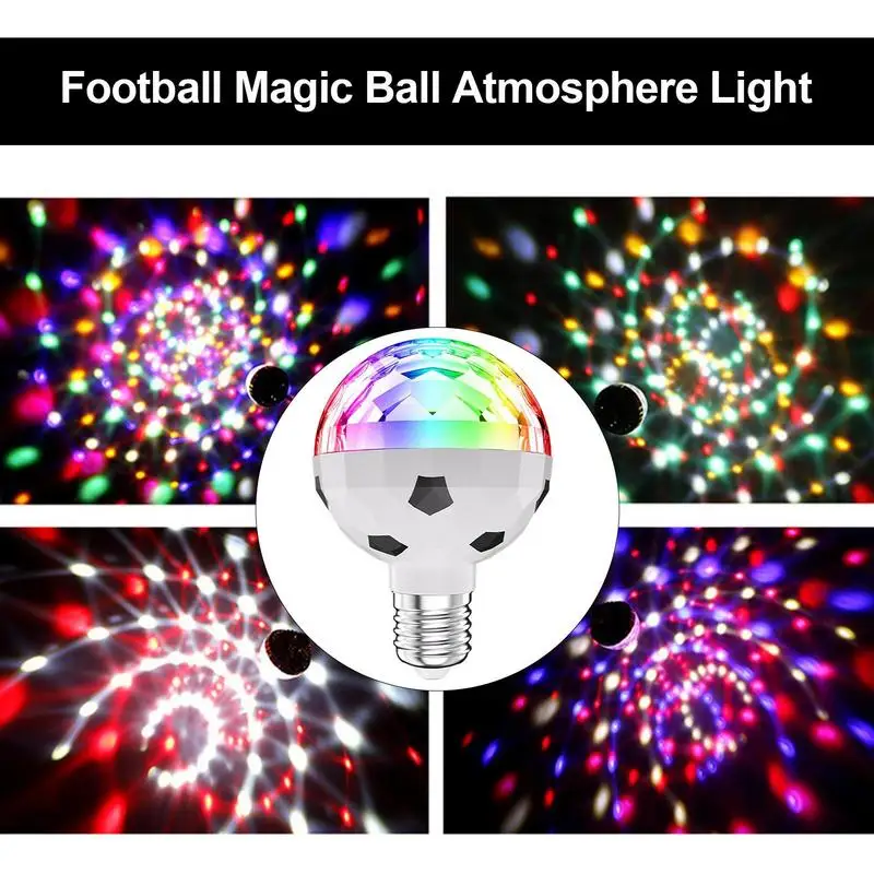 RGB Disco Light Mini Rotating Magical Ball Light RGB Projection Lamp Party DJ Disco Ball Light For Home Party KTV Bar Stage