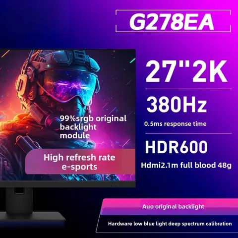 Customized 24 27 inch Gaming Monitor 2K 4K Computer  240HZ 300HZ 360HZ 400HZ Lcd Monitor