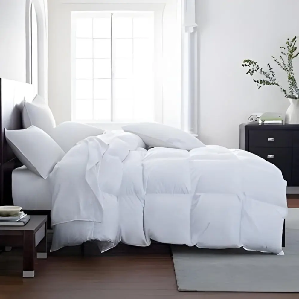 

Альтернативное одеяло King Size - luy Duvet Insert - Премиум-класс, плюшевое, всесезонное - Роскошное дышащее охлаждающее одеяло для отелей - K