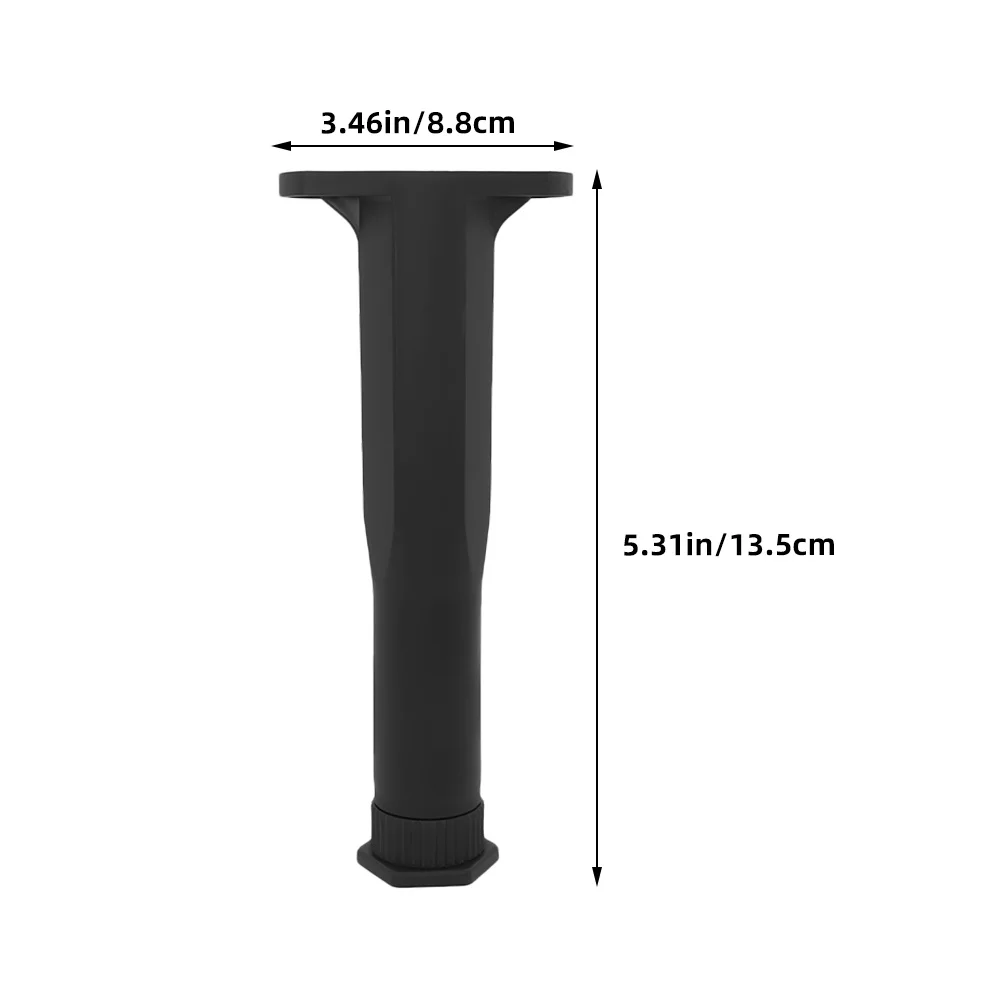 4Pcs Penyangga Kaki Tempat Tidur Heavy Duty, Pengganti Kaki Furnitur yang Dapat Disesuaikan, Braket Penyangga Meja, Peninggi Tempat Tidur
