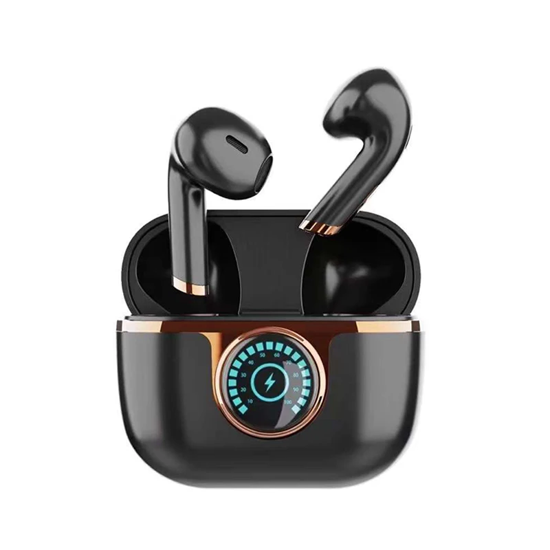 J1 Half In Ear Earphone TWS Bluetooth Headphones with Noise Canceling Wireless Stereo Sports Earbuds with Microphone