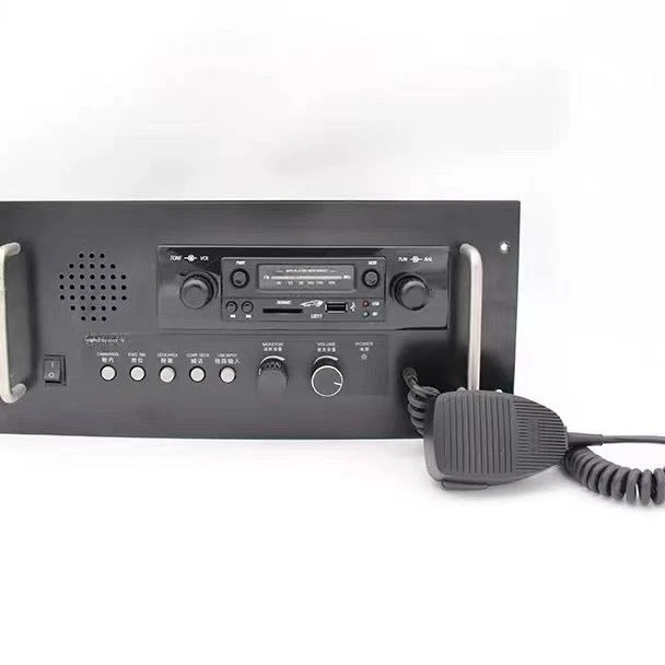 Marine public address host, desktop embedded