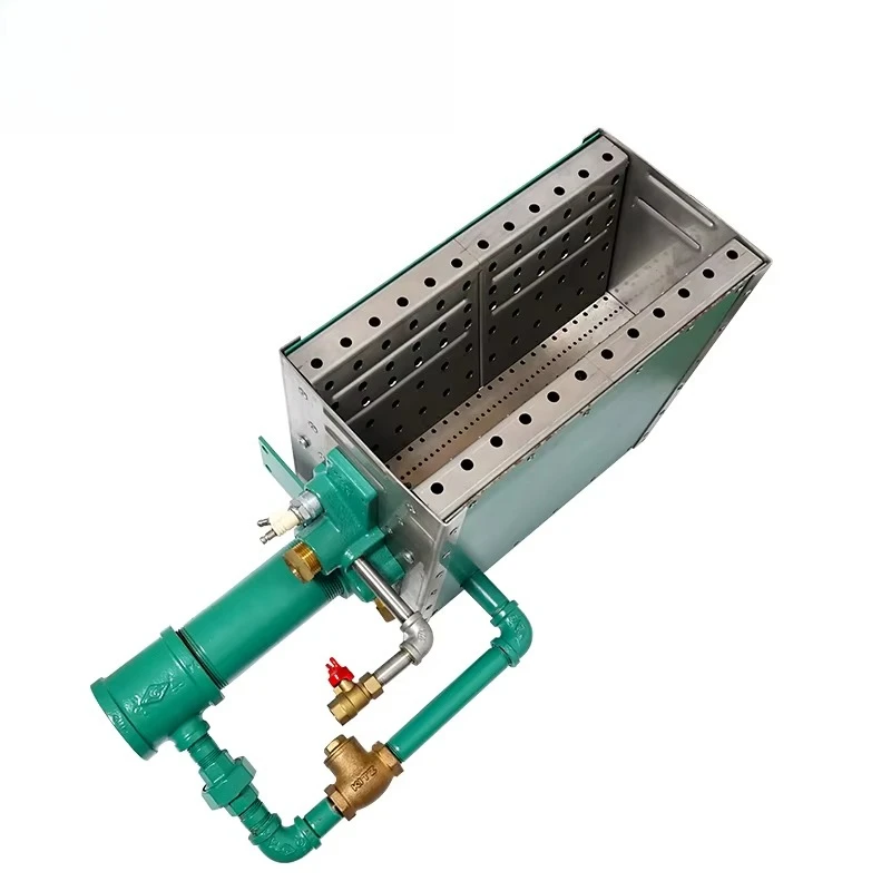 Industrial infrared gas burner/industrial hot air heater gas burner for heating and drying of asphalt by electric blower