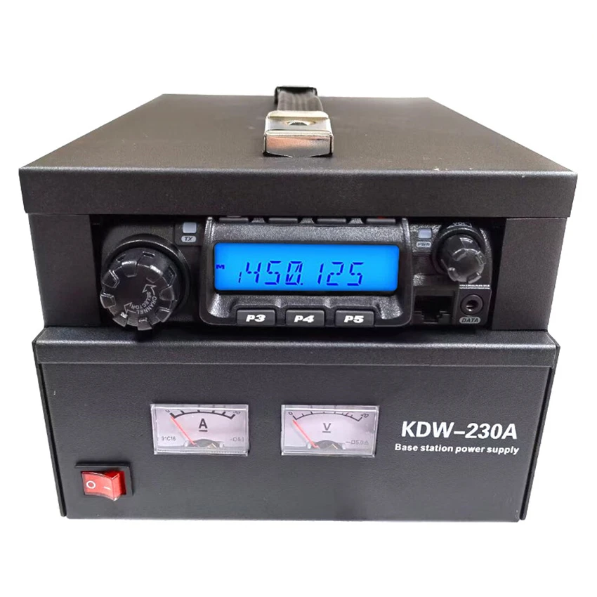 KDW-230A Car Mounted Station Power Supply 30A Mobile Base Station Chassis 220V To 13.8V Base Station Radio